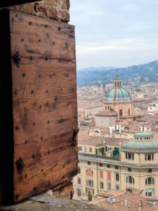 View from tower when walking up