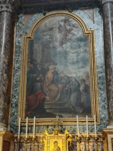 Painting from inside the church