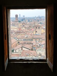 View from tower when walking up