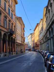 Porticoes on Via Farini