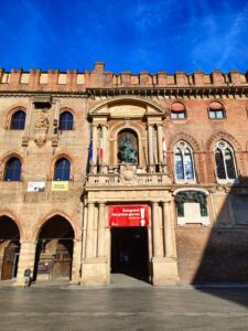 Entrance to Palazzo d'Accursio