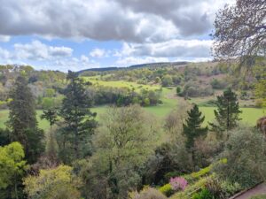 View from Southern Terace over the Dunster Estate