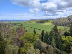 View from the Southern Terrace out to Bristol Channel