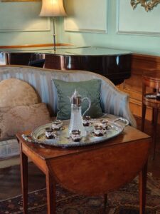Tea cups in Drawing Room