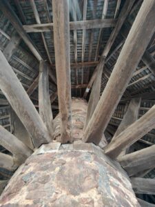 Central Pillar of Dunster Yarn Market