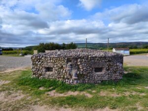 Pill box at Dunster Beach