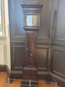 Tall clock in Octagon room