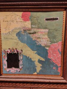 Map of Italy taken from Hall of Geographical Maps