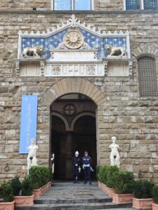 Doorway entrance to Vecchio Palace