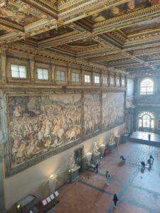 Western side of the Sala dei Cinquecento.