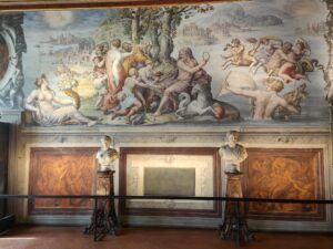 Saturn recieving the gifts of the Earth - Room of the Elements