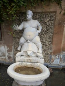 Valerie Cioli, Dwarf Morgante, white marble, 1560