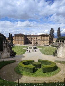 Rear view of Palazzo Pitti