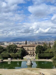 A view from top of Boboli Gardens