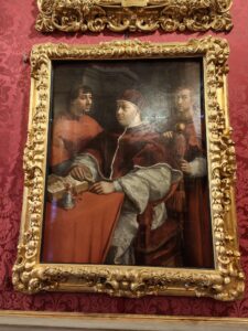 Portrait of Leo X by Raphael