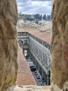 View of Uffizi from Palazzo Vecchio