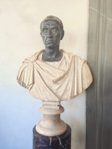 Bust with head of Julius Caesar