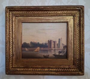Painting of Morton tower & St Mary's church