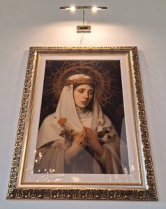 A portrait of St Catherine of Siena