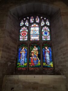 Stained Glass in John Harvard Chapel
