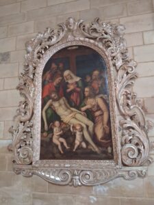 Painting inside in Harvard Chapel