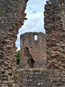 Round Keep looking through the North-West Tower