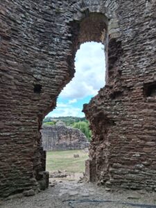 Looking out of Round Keep