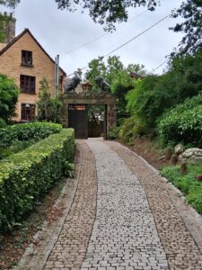 Entrance to Usk Castle