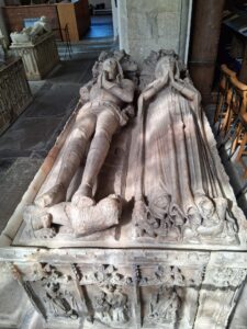 The tomb of Sir Richard Herbert of Coldbrook (d.1469) and his wife Margaret