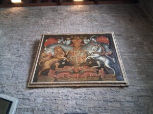 The Royal Coat of Arms dating from 1709