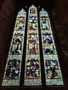 Stained Glass in St Mary's Priory