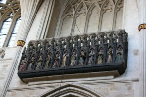 14 carved angels in Minstrels' Gallery