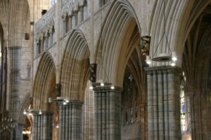Gothic arches of the Nave
