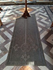 Grave of Bishop Leofric
