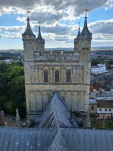 South Tower seen from the North Tower
