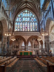 View from the quire of the Great East Window