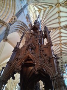 Carved out of Devon Oak