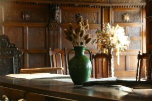 Table in upper room