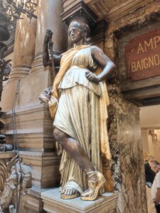 Tragedy with her sword