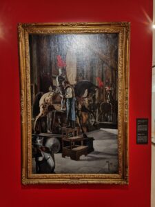 Painting 'The Royal armoury of Turin'