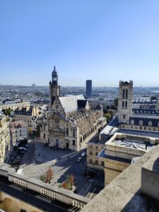 View of Saint-Étienne-du-Mont from top of Pantheon