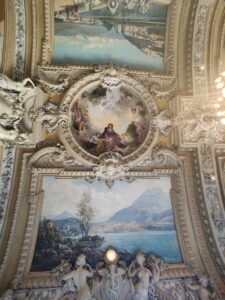 Artwork at Le Train Bleu