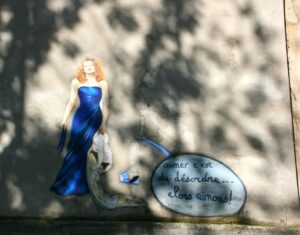 Artwork on the streets of Paris