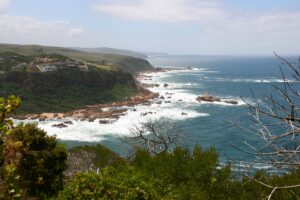 The view from the Featherbed Nature Reserve